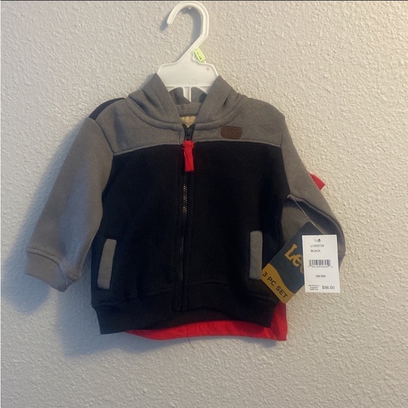 LEE Boys Three Piece Set Age 3-6 months - Picture 7 of 7